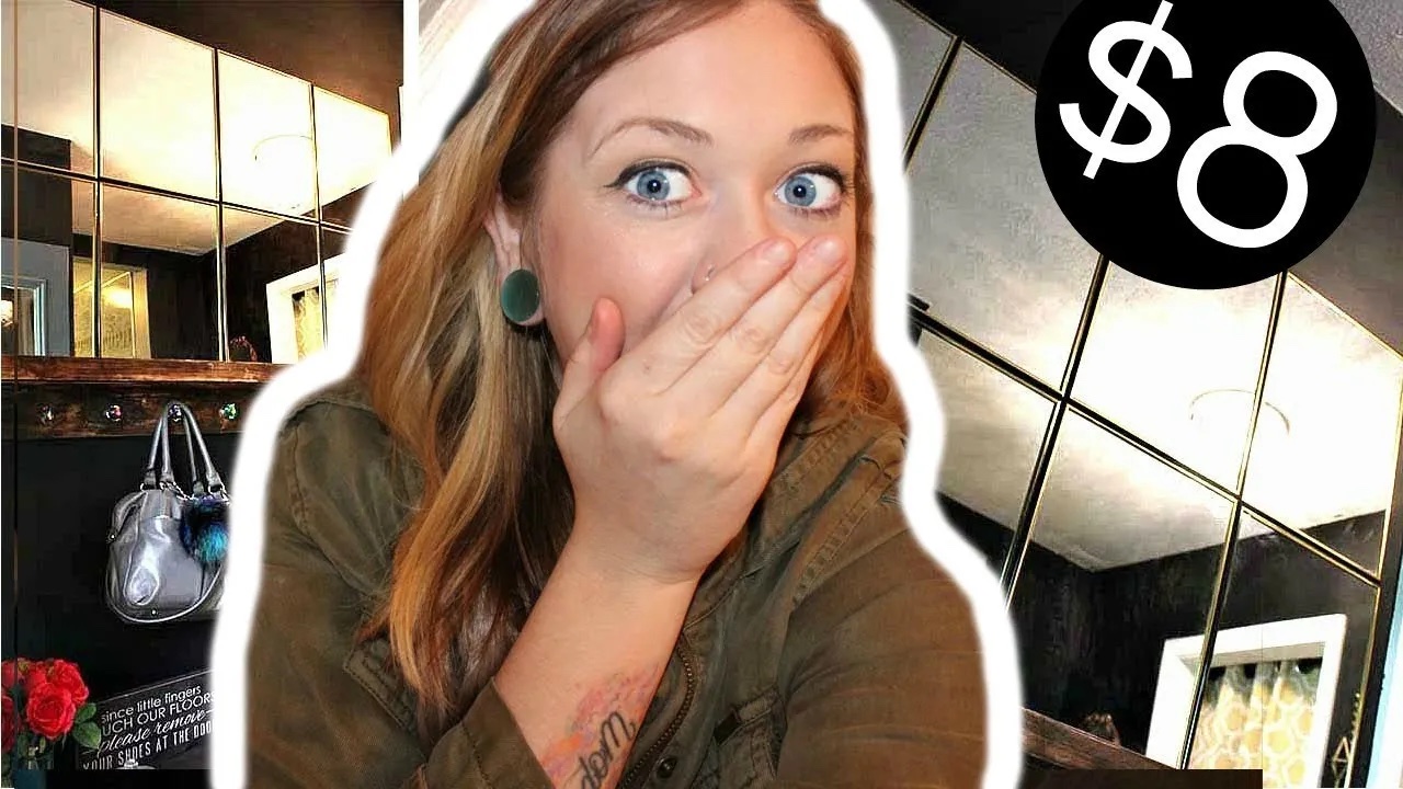 DIY Dollar Tree Pottery Barn Mirror Dupe