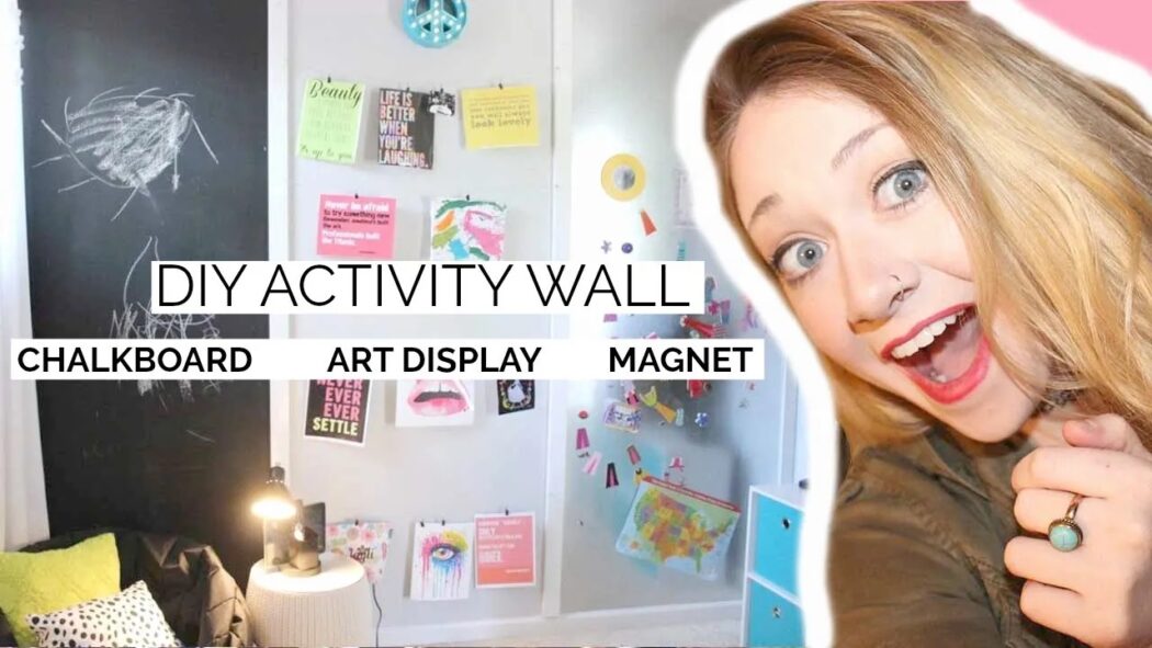 DIY ACTIVITY WALL FOR KIDS!