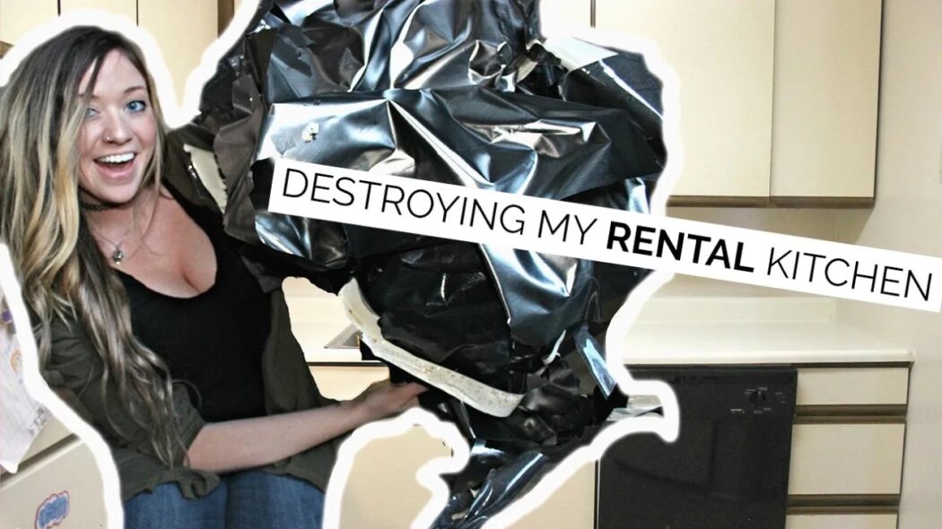 DESTROYING MY KITCHEN | TESTING OUT “RENTAL FRIENDLY” DIY PRODUCTS